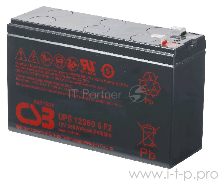 Аккумулятор CSB UPS123606 12V 6Ah