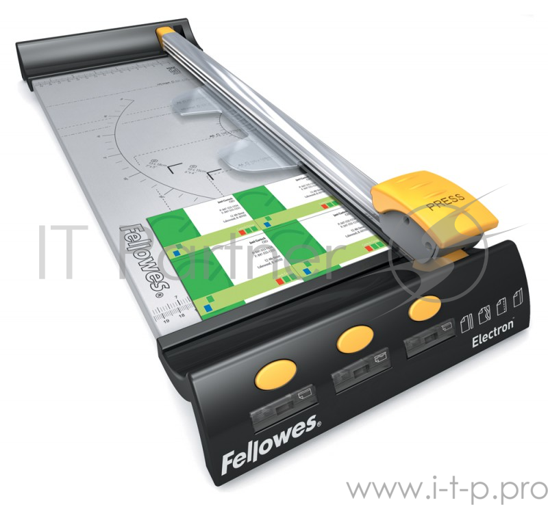 Брошюратор Fellowes Резак дисковый Electron FS-5410501 {10лст., 4 картриджа}