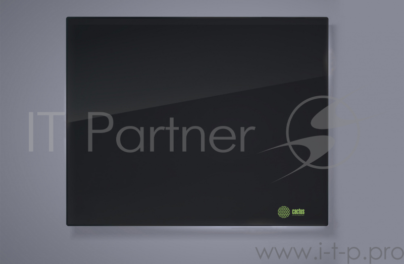 Демонстрационная доска Cactus CS-GBD-120x150-BK стекло стеклянная 120x150см черный