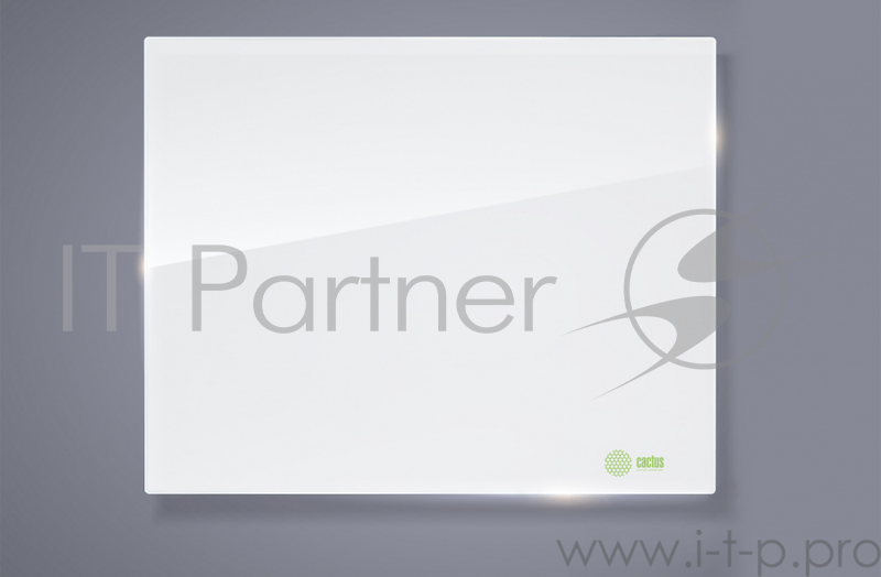 Демонстрационная доска Cactus CS-GBD-120x150-UWT стекло стеклянная 120x150см ультра белый