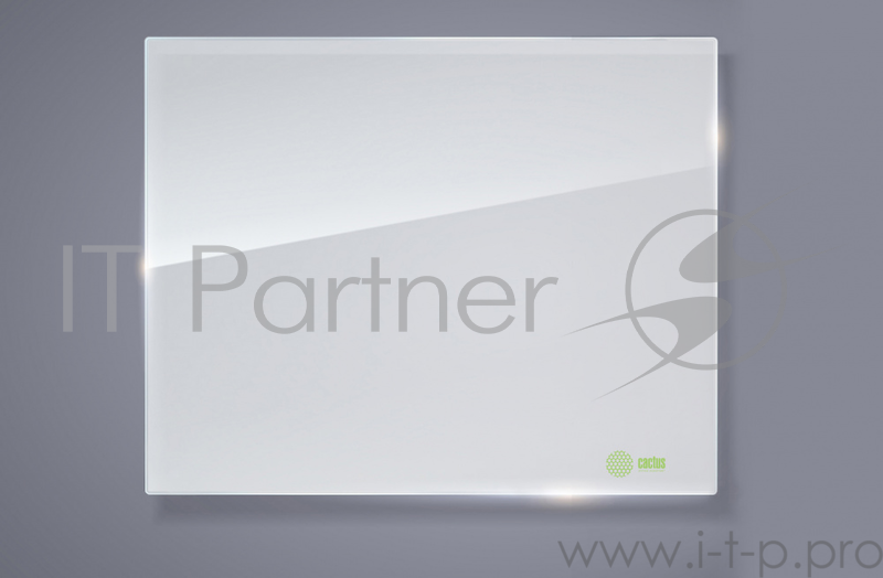 Демонстрационная доска Cactus CS-GBD-120x150-WT стекло стеклянная 120x150см белый