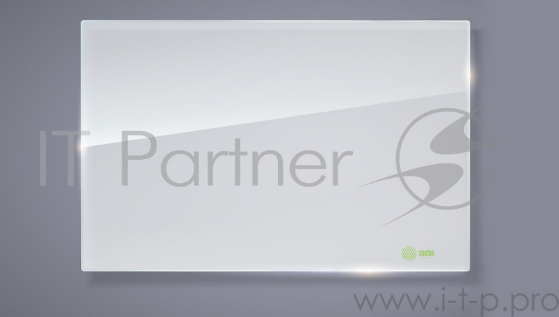 Демонстрационная доска Cactus CS-GBD-65x100-WT стекло стеклянная 65x100см белый