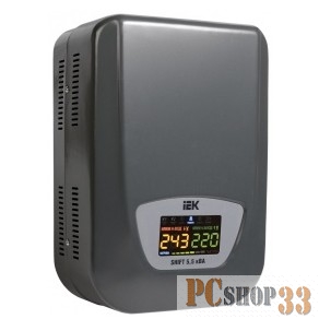Стабилизатор напряжения Iek IVS12-1-05500 настенный серии Shift 5,5 кВА IEK