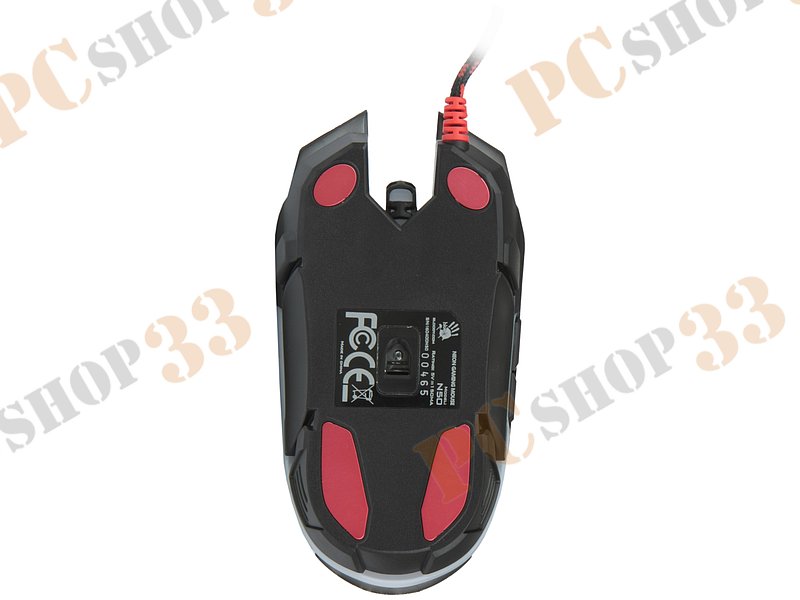 Оптическая мышь A4Tech Bloody N50, 7кн.+скр., черный, с рисунком (USB)