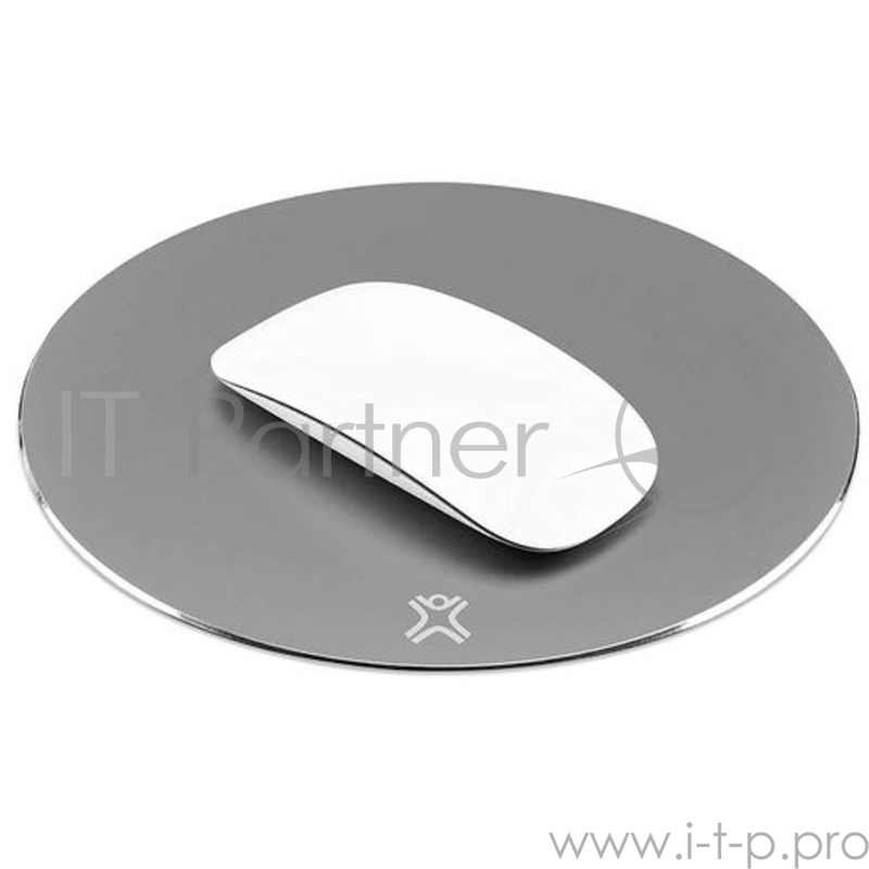 Коврик для компьютерной мыши XtremeMac Round Aluminum Mouse Pad . Материал алюминий. Цвет серый космос.