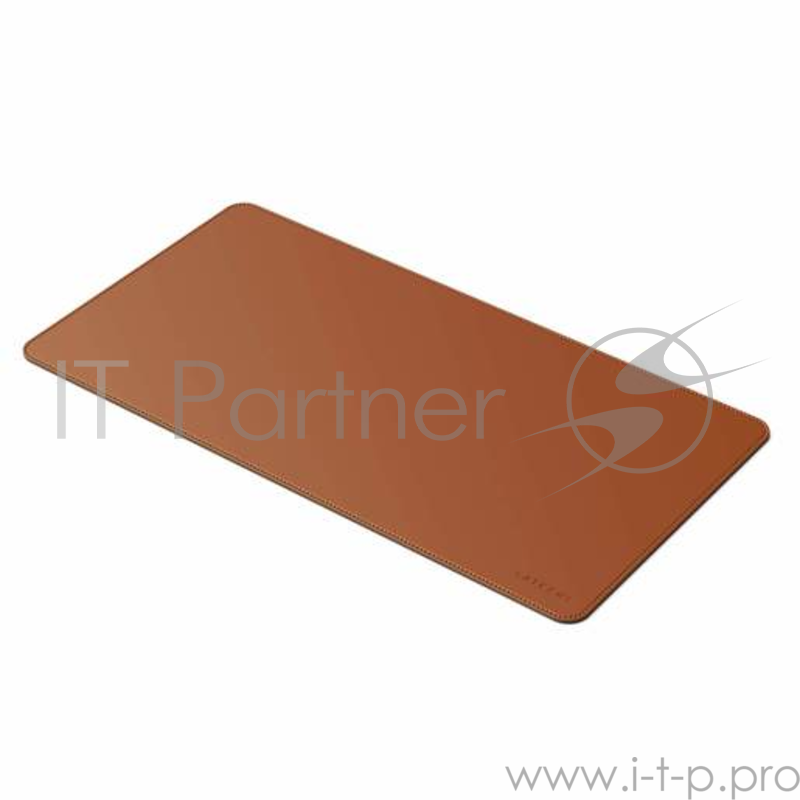 Коврик Satechi Eco Leather Deskmate для компьютерной мыши. Материал эко-кожа (искусственная кожа. Размер 58,5 x 31 см. Цвет коричневый.