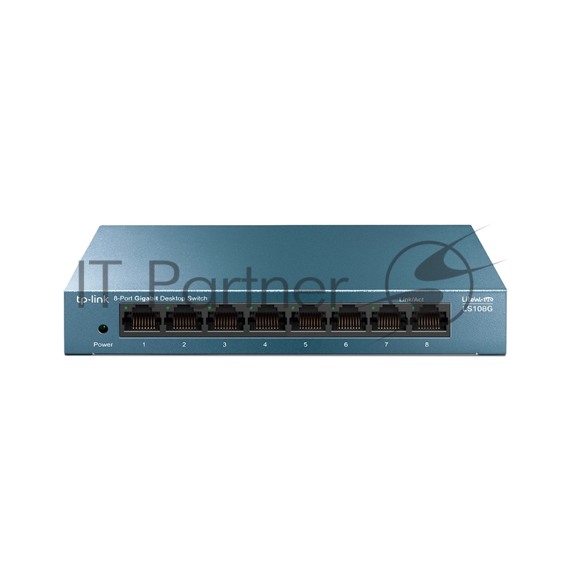 Коммутатор TP-Link LS108G 8-портовый 10/100/1000 Мбит/с настольный коммутатор SMB