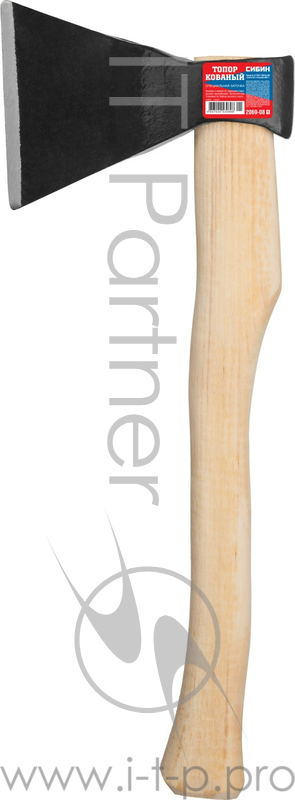 РОССИЯ Топор кованый с прямым лезвием 0 8кг 2069-08_z01