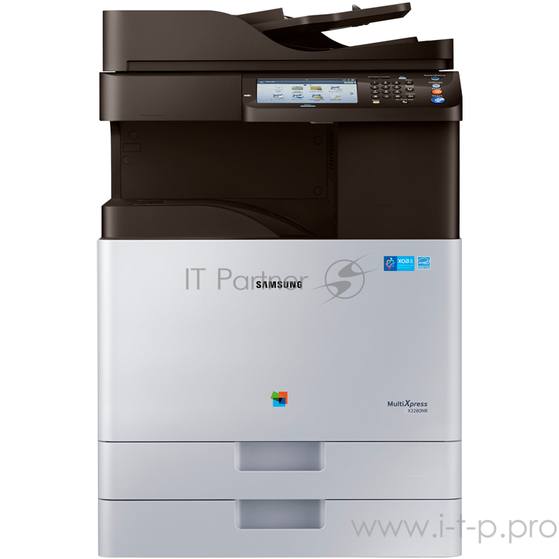 МФУ Samsung MultiXpress SL-X3280NR Color Laser Multifunction Printer (SS044H), цветной лазерный принтер-сканер-копир A3, 28 стр/мин, 1200x1200 dpi, 2048 Мб, 320 Гб HDD, ADF, дуплекс, подача: 1140 лист., вывод: 500 лист., Ethernet, USB 2.0, 7 ЖК-пане