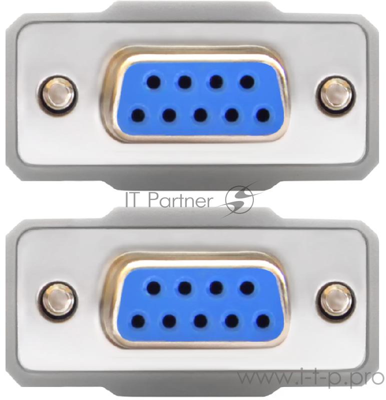 Кабель Greenconnect COM RS-232 порта соединительный 1.8m GCR-DB9CF2F-1.8m, 9F / 9F Premium, серый, пластиковый пакет Greenconnect Кабель COM RS-232 порта соединительный 1.8m GCR-DB9CF2F-1.8m, 9F / 9F Premium, серый, пластиковый пакет