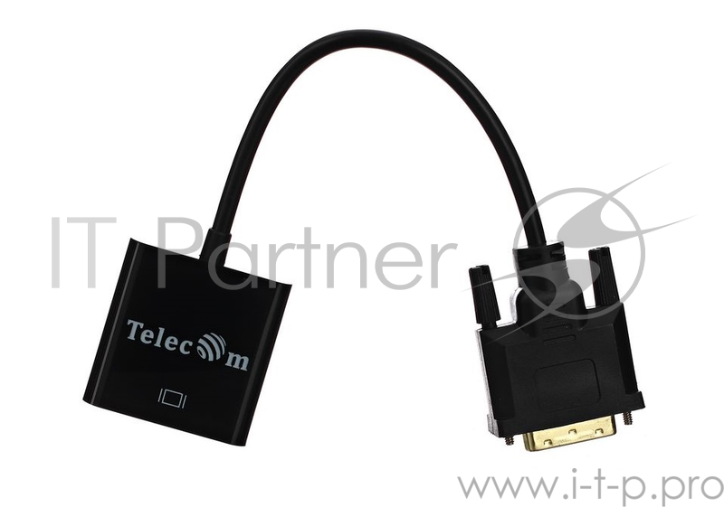 Кабель-переходник DVI-D 25M ---> VGA 15F Telecom <TA491> Кабель-переходник DVI-D 25M ---> VGA 15F Telecom <TA491>