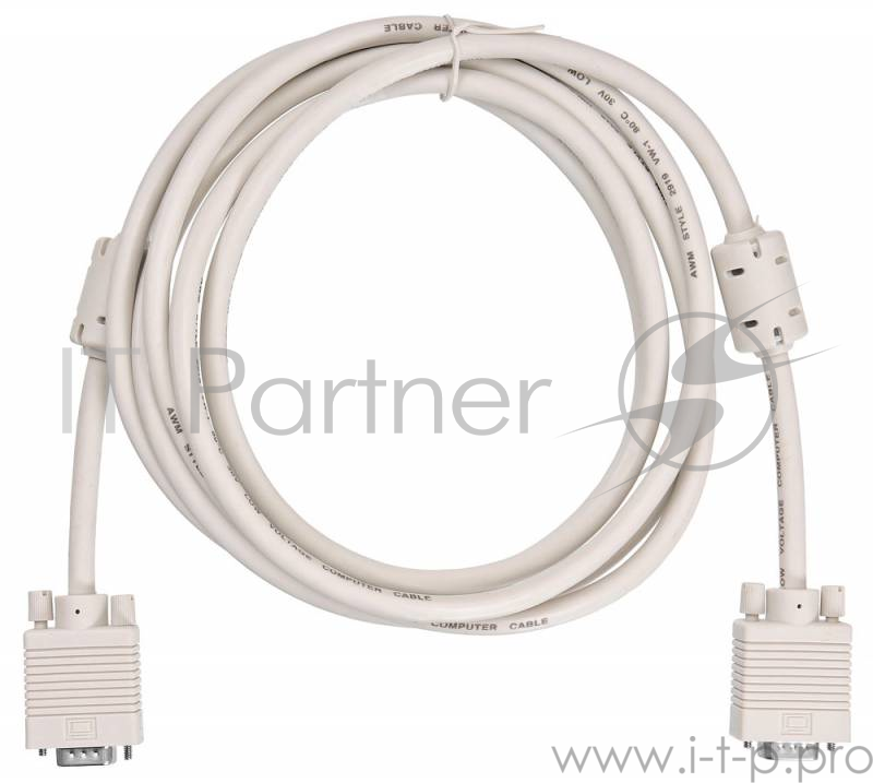 Кабель Buro CAB016S-10 VGA (m) VGA (m) 3м феррит.кольца серый
