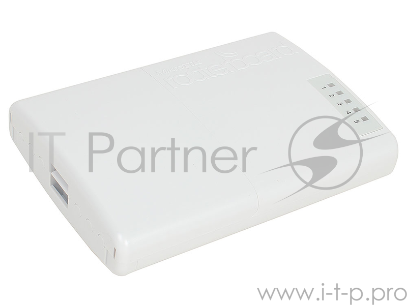 Сетевое оборудование MikroTik RB750P-PBr2 Маршрутизатор PowerBox with 650MHz CPU, 64MB RAM, 5xLAN (four with PoE out), RouterOS L4, outdoor case, PSU, PoE, mounting set
