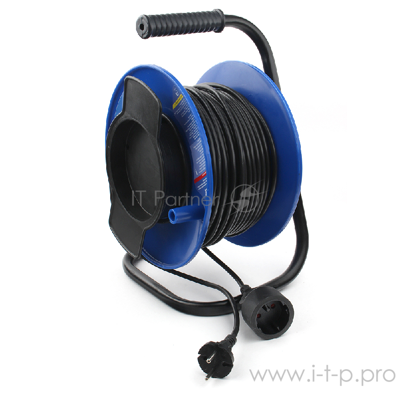 Силовой удлинитель на катушке Power Cube PC-L1-K-20, 6 А/1,3 кВт, 20 м, 1 розетка б/з