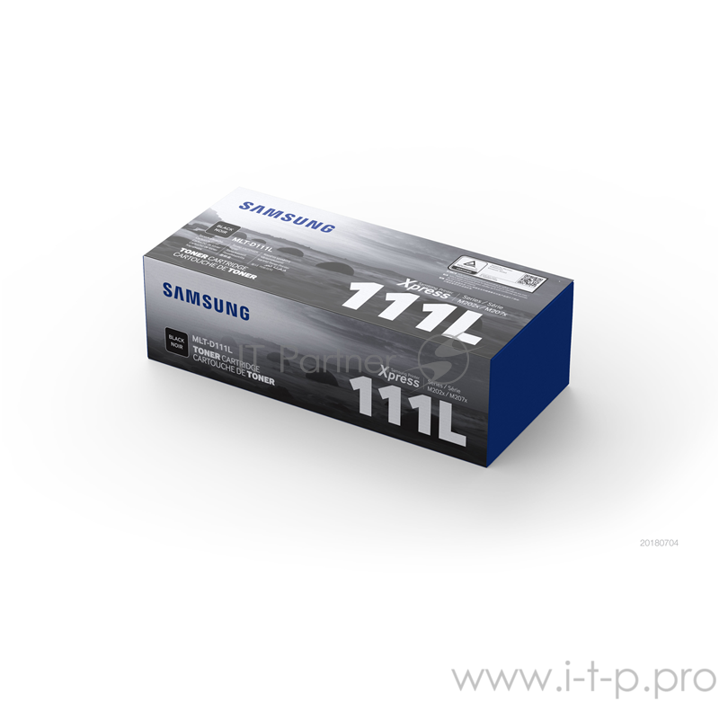 Тонер Картридж SAMSUNG MLT-D111L/ SU801A черный (1800стр.) для Samsung Xpress M2020/M2021/M2022/M207