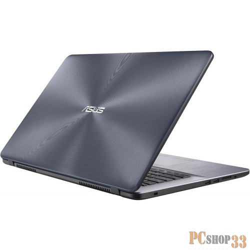 ASUS VivoBook BTS 17 IPS Edition X705UB-GC265T Pentium 4417U 2.3 GHz/4Gb/1Tb HDD/MX110 2GB/17.3FHD 1920x1080 AG/no ODD/WiFi/BT/Cam/Windows 10 Home/2.1Kg/Grey