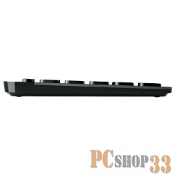 Клавиатура Logitech K810 Multi-Device Illuminated Bluetooth Keyboard 920-004322, 79+1кн., подсветка, беспров., черно-серый (Bluetooth)