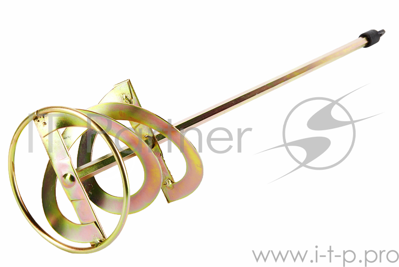 Буры,сверла,долото Венчик для миксера Hammer Flex 221-012 MX-AC 120 х 600 мм для смешивания краски, оцинкованный 52566*