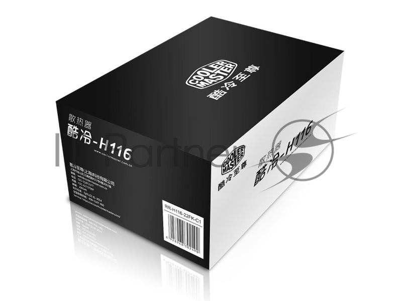 Кулер Cooler Master CPU Cooler H116, Intel 115*, W, AlCu, 3pin, low profile