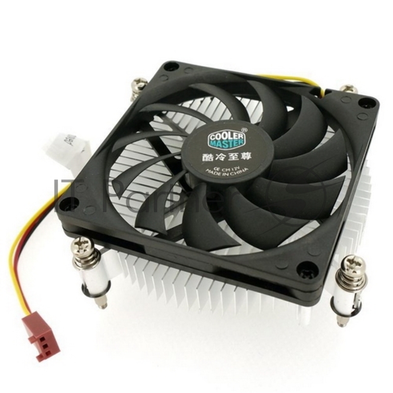 Кулер Cooler Master CPU Cooler H115, Intel 115*, W, Al, 3pin, Ultra low profile