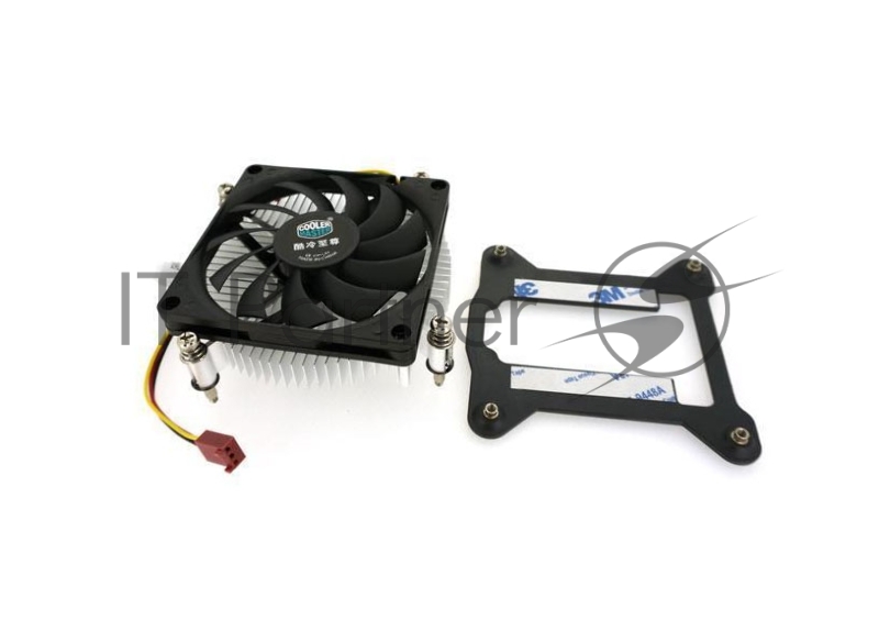 Кулер Cooler Master CPU Cooler H115, Intel 115*, W, Al, 3pin, Ultra low profile
