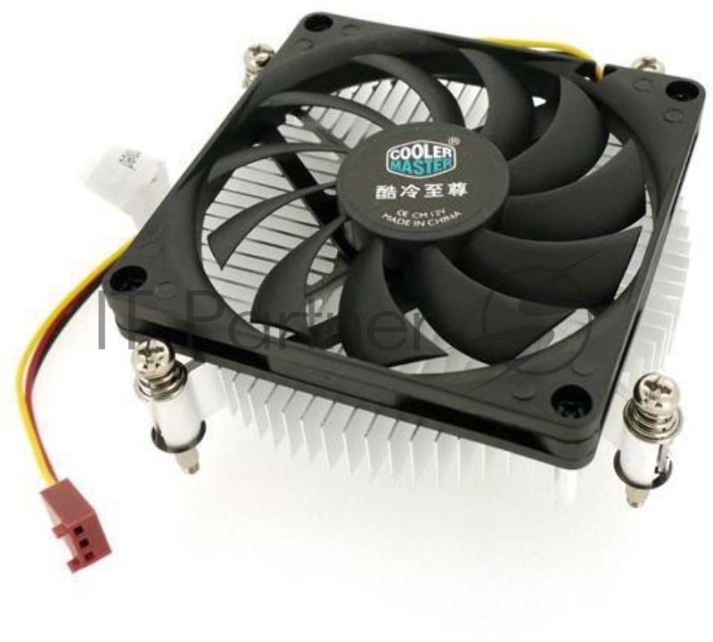 Кулер Cooler Master CPU Cooler H115, Intel 115*, W, Al, 3pin, Ultra low profile