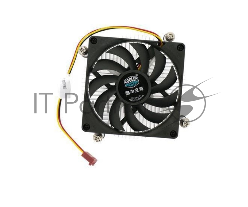 Кулер Cooler Master CPU Cooler H115, Intel 115*, W, Al, 3pin, Ultra low profile