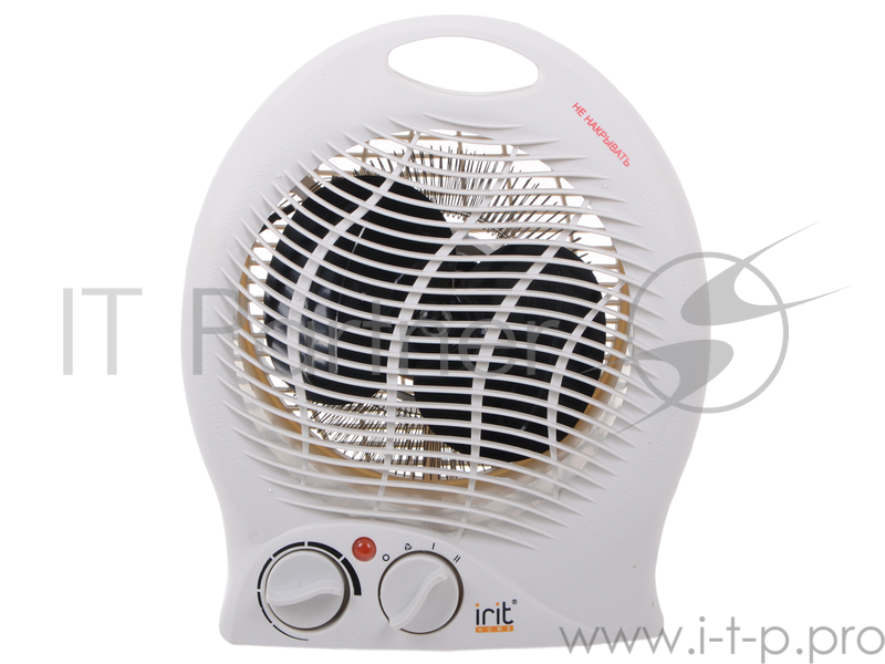 Керамический тепловентилятор IRIT IR-6006 Уровни мощности 2000/1000 Вт