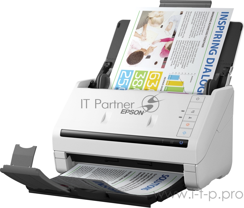 Сканер Epson WorkForce DS-530 (CIS, A4, протяжной, 600dpi, 35 стр. / мин, USB3.0, DADF) B11B226401