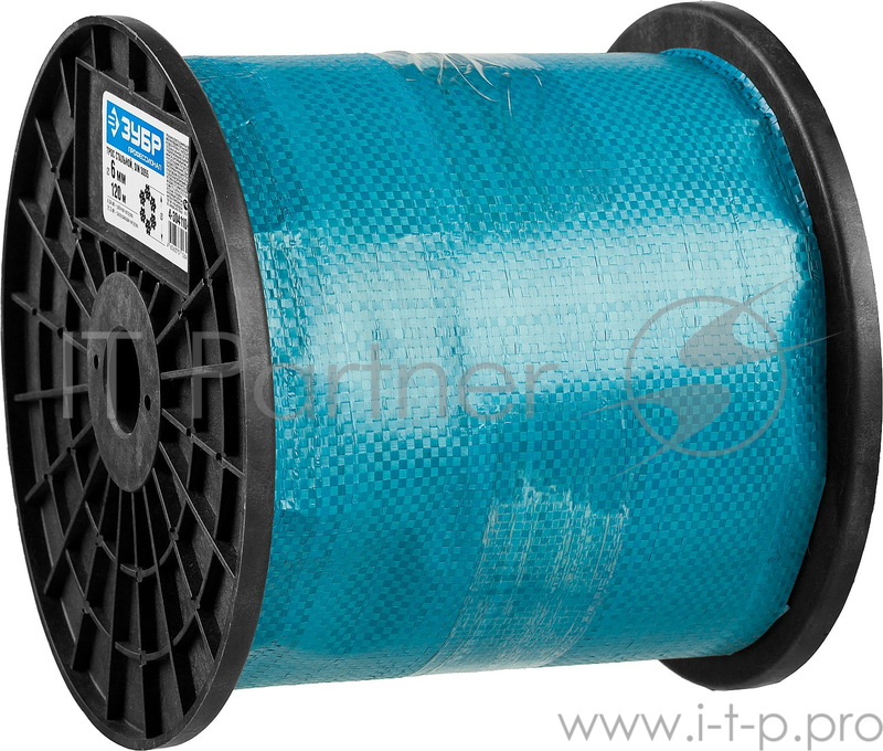 Зубр Трос стальной, DIN 3055, оцинкованная сталь, синтетическая сердцевина, d=6мм, L=120м 4-304110-06