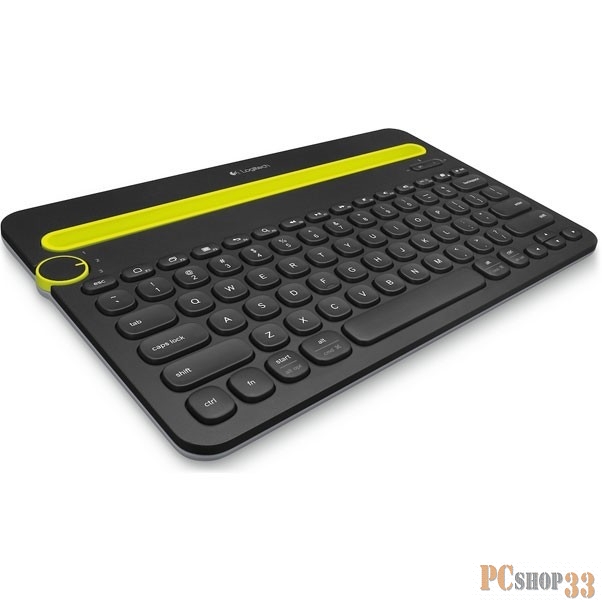 Клавиатура Logitech k480 Bluetooth Multi-Device Keyboard 920-006368, 79+3кн., беспров., черно-серый (Bluetooth)