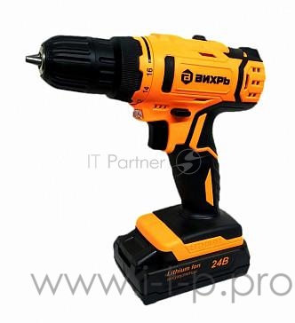 Вихрь Дрель-шуруповерт аккумуляторная ДА-24Л-2к 72/14/18