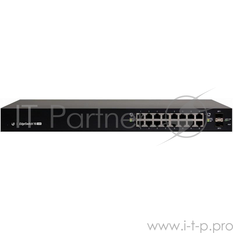 Сетевое оборудование UBIQUITI ES-16-150W Коммутатор PoE 16xGigabit RJ45 PoE, 2xSFP ports