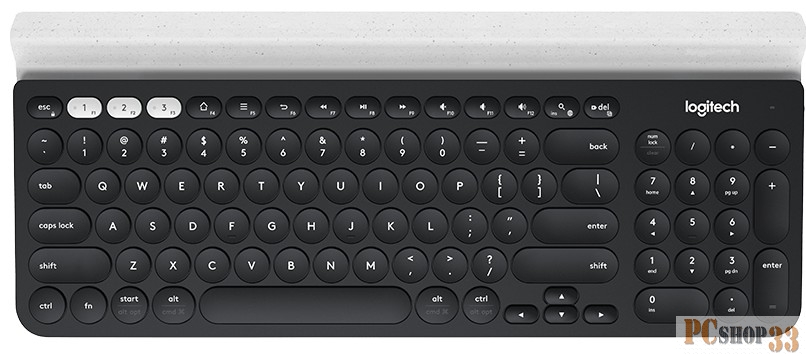 Клавиатура Logitech K780 Multi-Device 920-008043, беспров., черный (USB, Bluetooth)