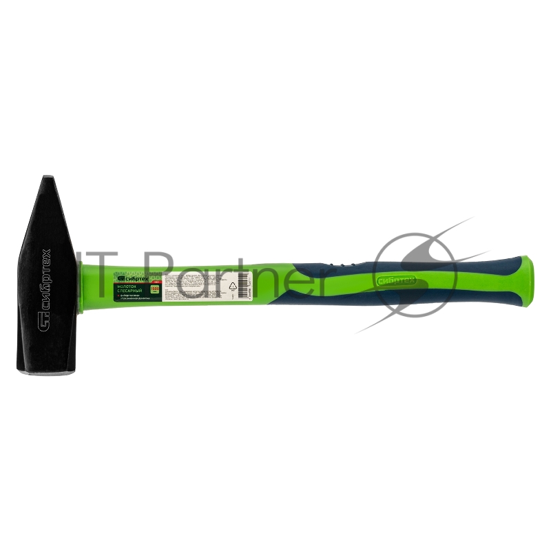 СИБРТЕХ Молоток слесарный, 1500 г, фибергласовая обрезиненная рукоятка// СИБРТЕХ 10331