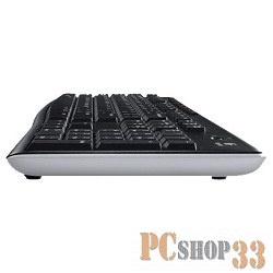 Клавиатура Logitech k270 Wireless Keyboard, 104+8кн., беспров., черно-серый (USB)