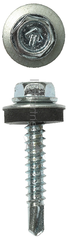 Зубр Саморезы для крепления кровельных материалов к деревянной обрешетке, оцинкованные, 4,8x50мм,250шт 4-300315-48-050