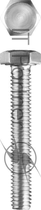 Зубр Болт МАСТЕР с шестигранной головкой, ГОСТ 7798-70, класс прочности 5.8, оцинкованный, M16x100мм, 5кг 303080-16-100