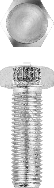 Зубр Болт с шестигранной головкой, ГОСТ 7798-70, класс прочности 5.8, оцинкованный, M16x60мм, 5кг 303080-16-060
