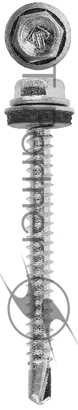 Зубр Саморезы для крепления кровельных материалов к деревянной обрешетке, оцинкованные, 4,8x38 мм, 1600шт 4-300310-48-038