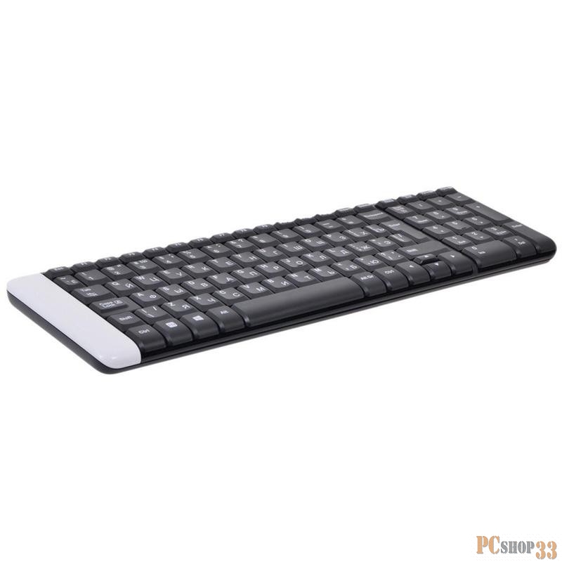 Клавиатура Logitech k230 Wireless Keyboard 920-003348, 100+1кн., беспров., черный (USB)