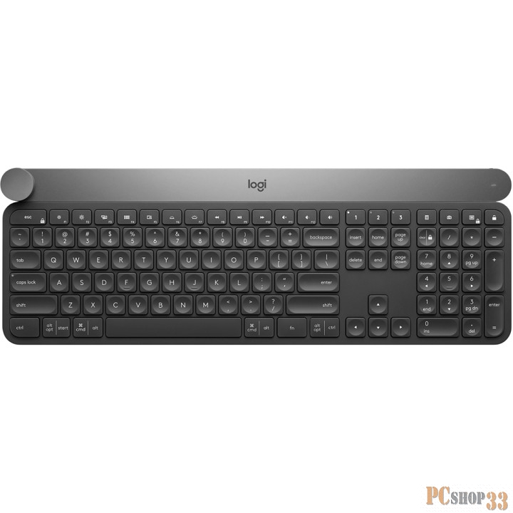 Клавиатура Logitech Craft 920-008505, беспров., подсветка, черный (USB, Bluetooth)