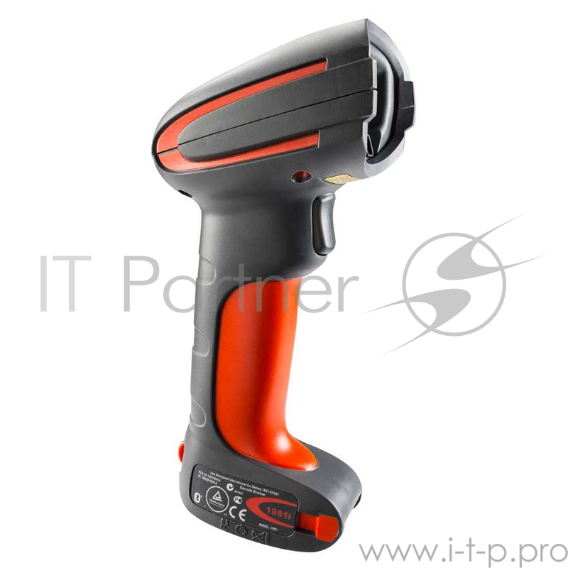 Сканер штрих-кодов HONEYWELL Scanner, 1D/2D, FR focus, red, Bluetooth Class 1, with vibrator