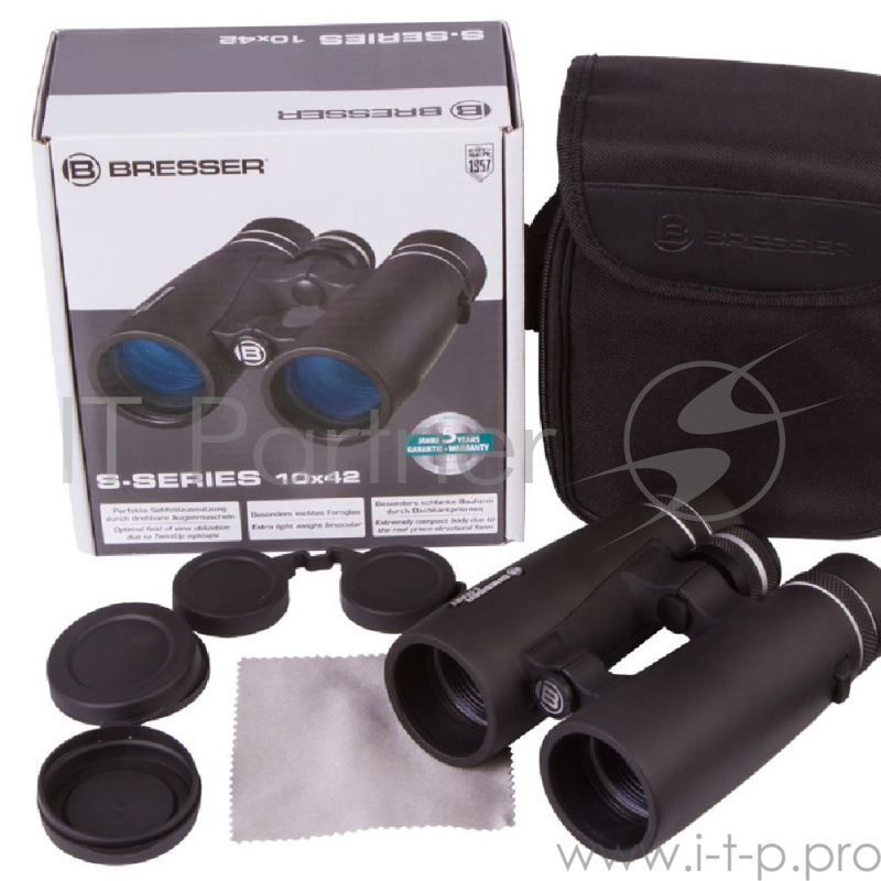 Бинокль Bresser 10-10x 42мм S-Series 10x42 черный (73028)