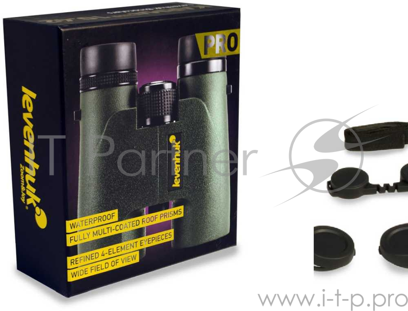 Бинокль Levenhuk 10-10x 42мм Karma PRO 10x42 зеленый (67698)