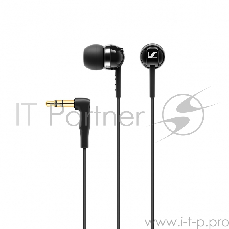Наушники Sennheiser CX 100 Black Проводные / Внутриканальные без микрофона / 17 - 20000 Гц / 119 дБ / Двустороннее / miniJack 3.5 мм