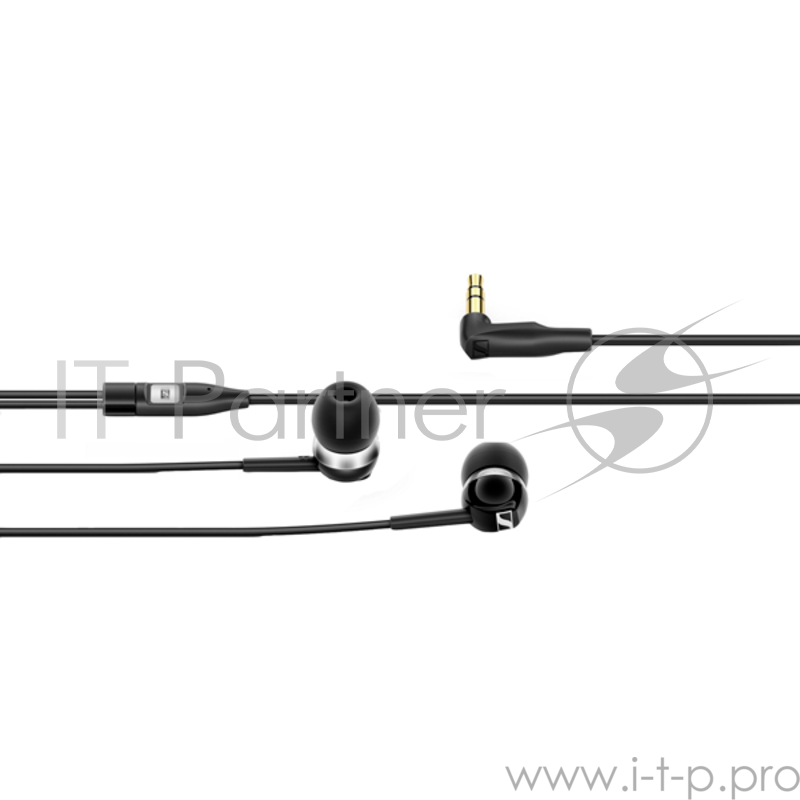 Наушники Sennheiser CX 100 Black Проводные / Внутриканальные без микрофона / 17 - 20000 Гц / 119 дБ / Двустороннее / miniJack 3.5 мм