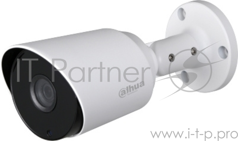 Камера видеонаблюдения Dahua DH-HAC-HFW1200TP-0360B 3.6-3.6мм HD СVI цветная корп.:белый