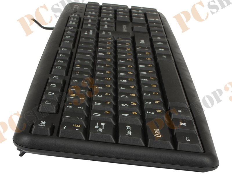 Клавиатура Гарнизон GK-100, черный (USB)