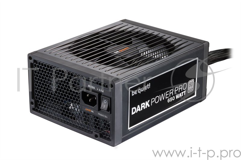 be quiet! DARK POWER PRO 11 650W / ATX 2.4, Active PFC, 80PLUS PLATINUM, 135mm fan, CM / BN251 / RTL